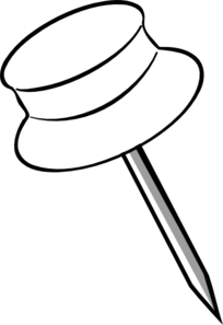 white pin