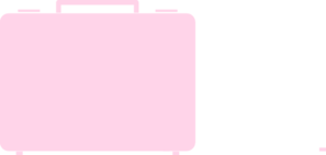 Pink Brief Case Clip Art
