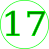 Number 17 Pinoy Clip Art