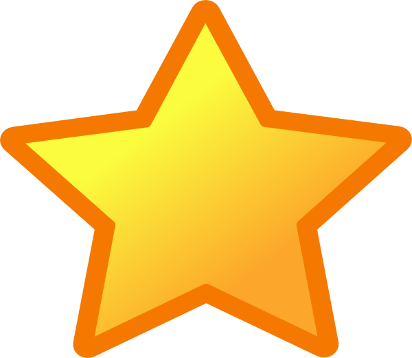 free clip art yellow star - photo #14