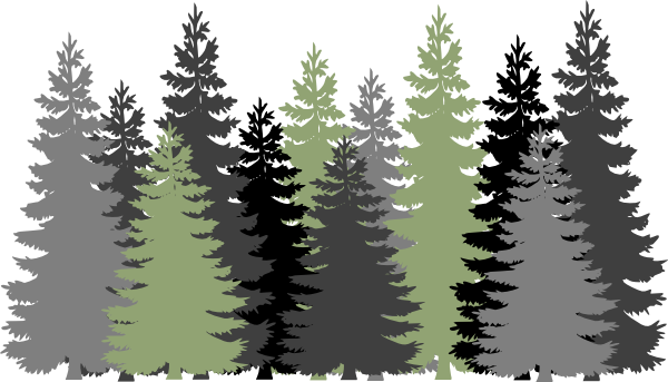 Green Gray Forest Clip Art at Clker.com - vector clip art online