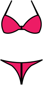 Pink Bikini Clip Art