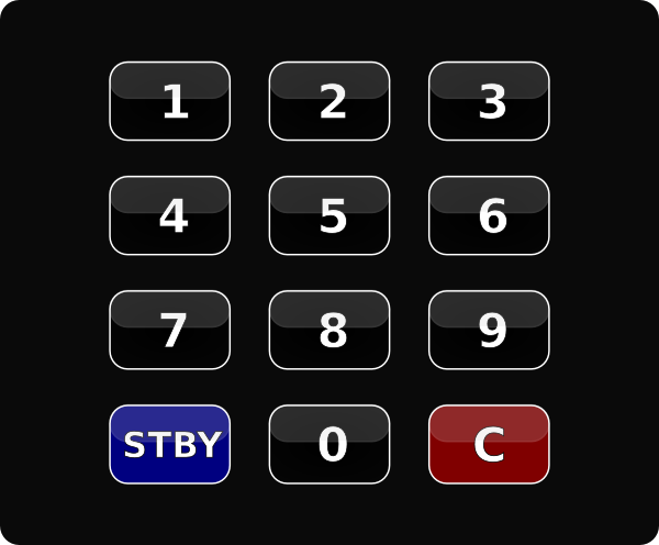 security keypad clipart - photo #1