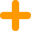 Orange Plus Clip Art