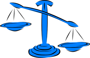 Unbalanced Scale Right Clip Art