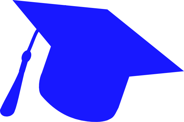 blue graduation cap clip art free - photo #18