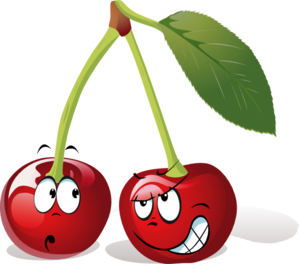Cartoon Cherry Fruit Clip Art at Clker.com - vector clip art online