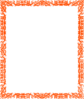 Orange Cool Border Clip Art