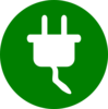 Green Plug Clip Art