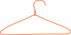 Orange Hanger Clip Art