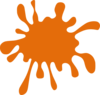 Splash Orange Clip Art