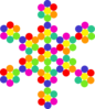 Colorful Snowflake Clip Art