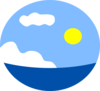 Sea Scene Clip Art