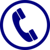 Blue Phone Clip Art