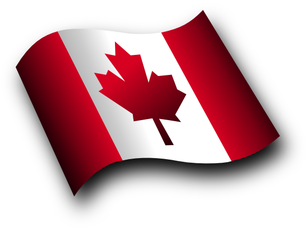 clipart canadian flag waving - photo #6
