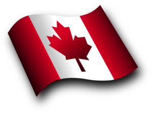 Canadian Flag 3 Clip Art