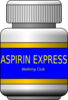 Aspirin Express Walking Club Clip Art