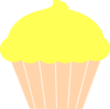 Yellow Cupcake Clip Art
