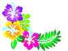 Hibiscus Corner 3 Clip Art