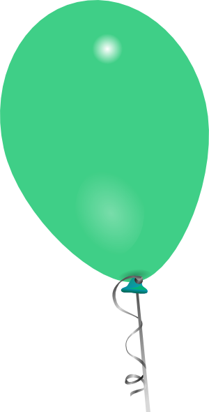 green balloon clip art - photo #19