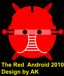 Red Android Clip Art