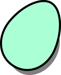 Blue Green Egg Clip Art