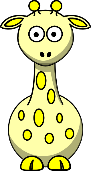 yellow giraffe clipart - photo #6