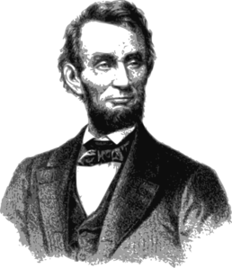 Abraham Lincoln - 1865 Clip Art