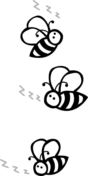 honey bee clipart black and white - photo #42