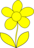 Yellow Flower Clip Art