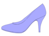 Purple Heel Clip Art