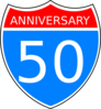 Anniversary 50 Clip Art