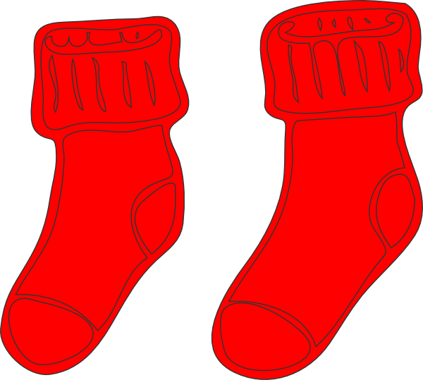 Socks Clip Art at Clker.com - vector clip art online, royalty free