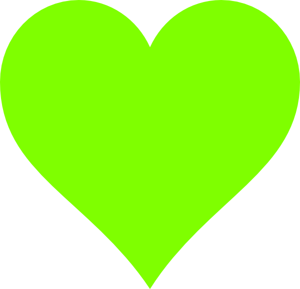 clipart green heart - photo #6
