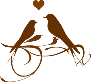 Birds On A Branch Clip Art