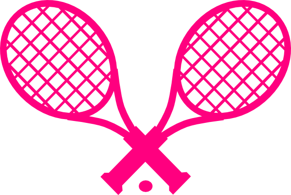 Pink Tennis Racquet Clip Art at Clker.com - vector clip art online