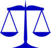 Blue Scales Of Justice Clip Art