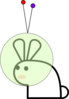 Space Bunny In Helmet Clip Art