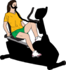 Exercise Girl Clip Art