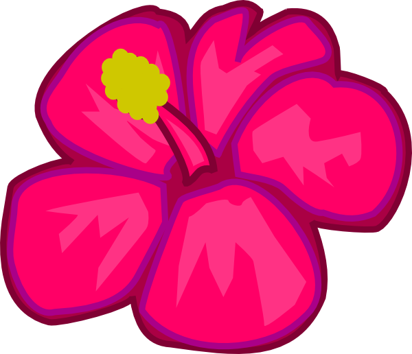 clipart flower pink. pink flower clip art free.