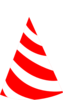 Red And White Party Hat Clip Art