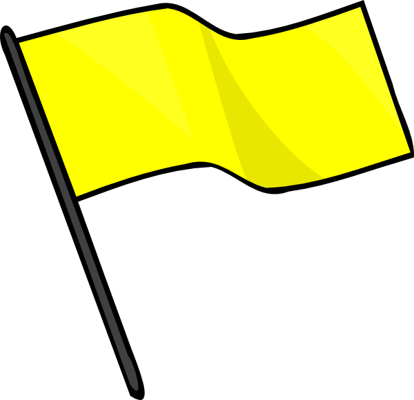 clipart yellow flag - photo #1