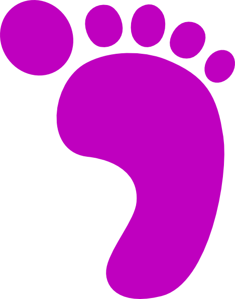 clip art pink baby feet - photo #39