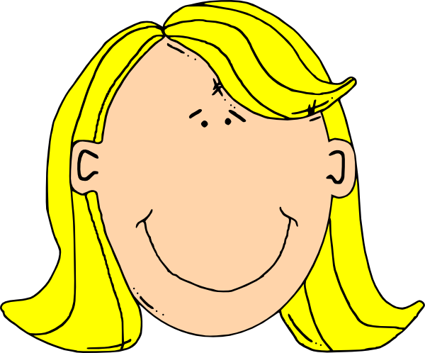 blonde girl clipart - photo #14