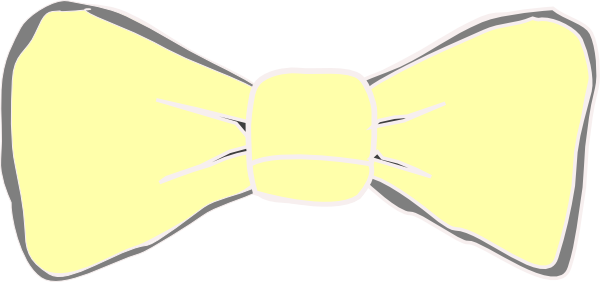 yellow bow clipart - photo #10