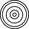 Concentric Circles Clip Art