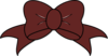 Maroon Bow Clip Art