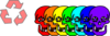 Rainbowskulls Clip Art