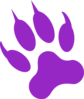 License Paw Print Clip Art