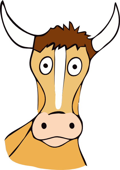 clip art cartoon cow - photo #41